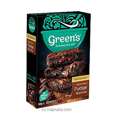 Greens Triple Choc Fudge Brownie 400g (Premium Mix)  By Globalfoods  Online for specialGifts