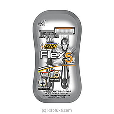 BIC Flex 5  -  Pack Of 2 Razors Buy Essential grocery Online for specialGifts