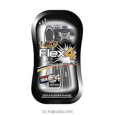 BIC Flex 4   -  Pack Of 3  Razors Buy father Online for specialGifts