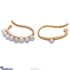 Clasina Faux Pearl Ear Cuffs  - Teen Girls Earrings   - Simple Charming No Piercing Bead Ear cuffs Buy Limited Edition Online for specialGifts