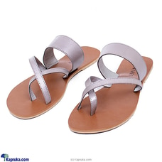 Silver Toe Ring Sandals -  Ladies Casual Wear  - Open Toe Flat -Teen Footwears - Comfy & Simple  Strappy Flat Shoes - Women Summer Collection Buy Paired Online for specialGifts