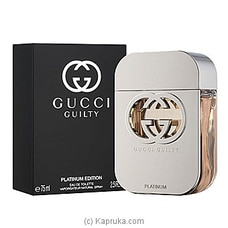 Gucci Guilty Platinum Eau De Toilette For Women 75ml at Kapruka Online