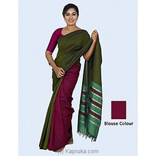 Cotton And Reyon Mixed Saree SR069 By Qit at Kapruka Online for specialGifts