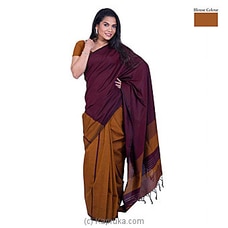 Cotton And Reyon Mixed Saree SR105 By Qit at Kapruka Online for specialGifts