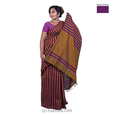 Cotton And Reyon Mixed Saree SR114 By Qit at Kapruka Online for specialGifts