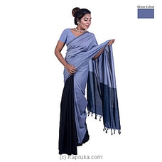 Cotton And Reyon Mixed Saree SR119 By Qit at Kapruka Online for specialGifts