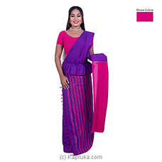 Cotton And Reyon Mixed Saree SR084 By Qit at Kapruka Online for specialGifts