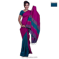 Cotton And Reyon Mixed Saree SR086 By Qit at Kapruka Online for specialGifts