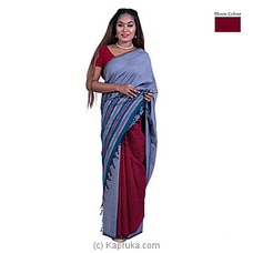 Cotton And Reyon Mixed Saree SR135 By Qit at Kapruka Online for specialGifts