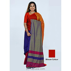 Cotton And Reyon Mixed Saree SR007 By Qit at Kapruka Online for specialGifts