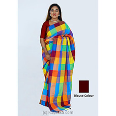 Cotton And Reyon Mixed Saree SR009 By Qit at Kapruka Online for specialGifts