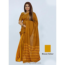 Cotton And Reyon Mixed Saree SR012 By Qit at Kapruka Online for specialGifts