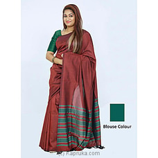 Cotton And Reyon Mixed Saree SR19 By Qit at Kapruka Online for specialGifts