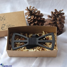 Watson Bowtie - Men`s Black Wooden Bow - Wedding Wooden Bowtie - Handcrafted Lee Bows -Unique And Fashionable Men`s Wooden Neck Tie Buy Fashion | Handbags | Shoes | Wallets and More at Kapruka Online for specialGifts