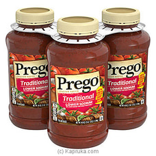 Prego Pasta Sauce Low Sodium 45 Oz X 3  Jars By Globalfoods at Kapruka Online for specialGifts