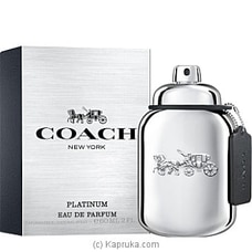 Coach Platinum Eau De Parfum For Him 60ml at Kapruka Online