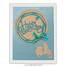 Handmade `Happy Birthday` Scooter Card Greeting Card at Kapruka Online