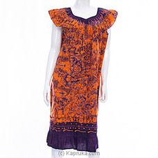 Hand Craft Cotton Batik Night Dress -004 Buy GLK DISTRIBUTORS Online for specialGifts