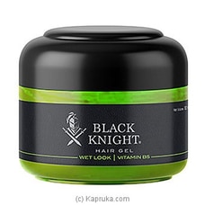 BLACK KNIGHT WET LOOK HAIR GEL + VITAMIN B5- 100ML  Online for specialGifts