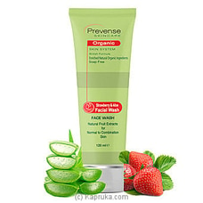 Prevense Strawberry And Aloe Face Wash For Normal To Combination Skin - 120ml Buy Prevense Online for specialGifts