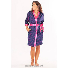 Satin Robe with Belt MN169  By Miika  Online for specialGifts