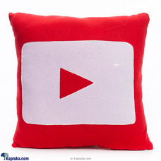You Tube Seating Cushion - Room Decor For Home - Pillow For Reading And Lounging Comfy Pillow. at Kapruka Online