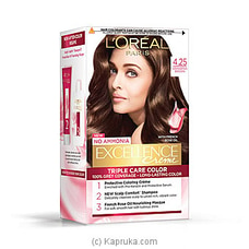 L`oreal Excellence Creme  - Shade No 4.25 100ml By Loreal at Kapruka Online for specialGifts