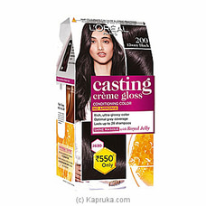 L`oreal Paris Casting Creme  Ebony Black 159.5ml By Loreal at Kapruka Online for specialGifts