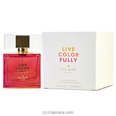 Kate Spade Live Colorfully Eau De Parfum For Women 100ml By Kate Spade at Kapruka Online for specialGifts