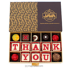 Java `Thank you` 15 piece Chocolate Box Buy JAVA Online for specialGifts