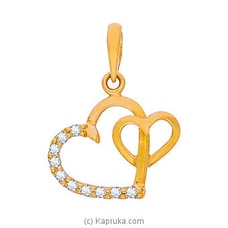 Vogue 22K Gold Pendant with 10 (C/Z) Rounds Buy Vogue Online for specialGifts
