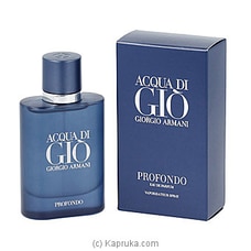 Armani Beauty Acqua di Gio Profondo Lights Eau de Parfum For Men 75 ml  By Kenzo  Online for specialGifts