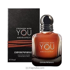 Giorgio Armani Emporio Stronger With You Absolutely  Eau de Parfum For Men 50 ml  By Kenzo  Online for specialGifts