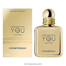 Giorgio Armani Stronger With You Leather for Men Eau de Parfum 100ml  By Kenzo  Online for specialGifts