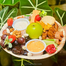 Charcuterie Platter With Arecanut Plate - Small  Online for specialGifts