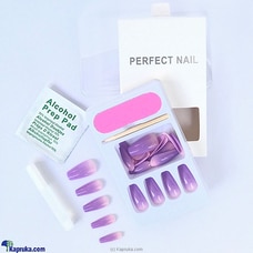 Shades Of Purple- Girls Press On Finger Nails- Artificial Nails - Fake Nails For Women And Teens 24 PCS -Purple Ombre Buy Fashion | Handbags | Shoes | Wallets and More at Kapruka Online for specialGifts