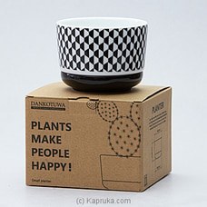 Dankotuwa Black Triangle Geometric Small Planter Bowl  By Dankotuwa  Online for specialGifts