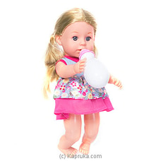 Leisha The Baby Doll, Doll With Milk Bottles, Gifts For Girls (Blue Dress) Buy Brightmind Online for specialGifts