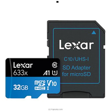 Lexar Micro SD with Adapter memory card (32GB-95speed)  By Lexar  Online for specialGifts