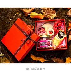 Helinta Premium Red Gift Box - Best Relaxing Spa Gift Box Basket for Wife Mom Sister Girlfriend Best Friend Mother at Kapruka Online
