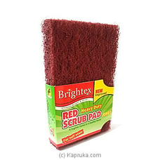 Brightex  Red Scrub Pad Buy New Additions Online for specialGifts
