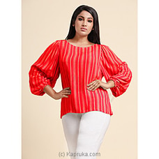 Cheesecloth Top with Puffed Sleeves at Kapruka Online