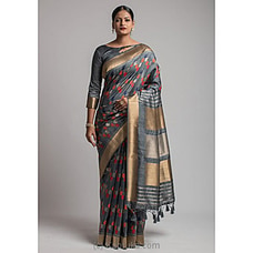 Grey Kadampalli Tussar Silk Weaving Saree Buy AMARE Online for specialGifts