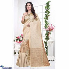 Green Mix Gold Litchi Silk Saree  By Amare  Online for specialGifts