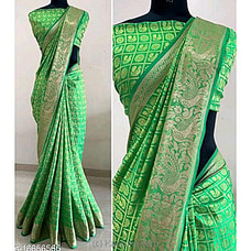 Light Green Sana Silk Saree at Kapruka Online