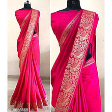 Pink Sana Silk Saree By Amare at Kapruka Online for specialGifts