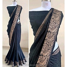Black Sana Silk Saree  By Amare  Online for specialGifts
