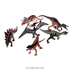 Simulation Dinosaur Model Set Wild Life Animal World Action Figures (6Pcs) at Kapruka Online