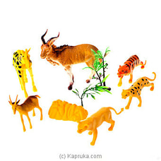 Simulation Wild Animals Model Set Wild Life Animal World Action Figures (6Pcs) Buy Brightmind Online for specialGifts
