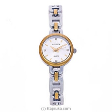 Citizen Classic Stainless Steel, Silver Namp; Gold Ladies Watch at Kapruka Online